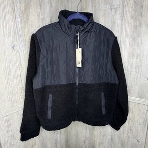 LIV Black Quilted Utility Jacket